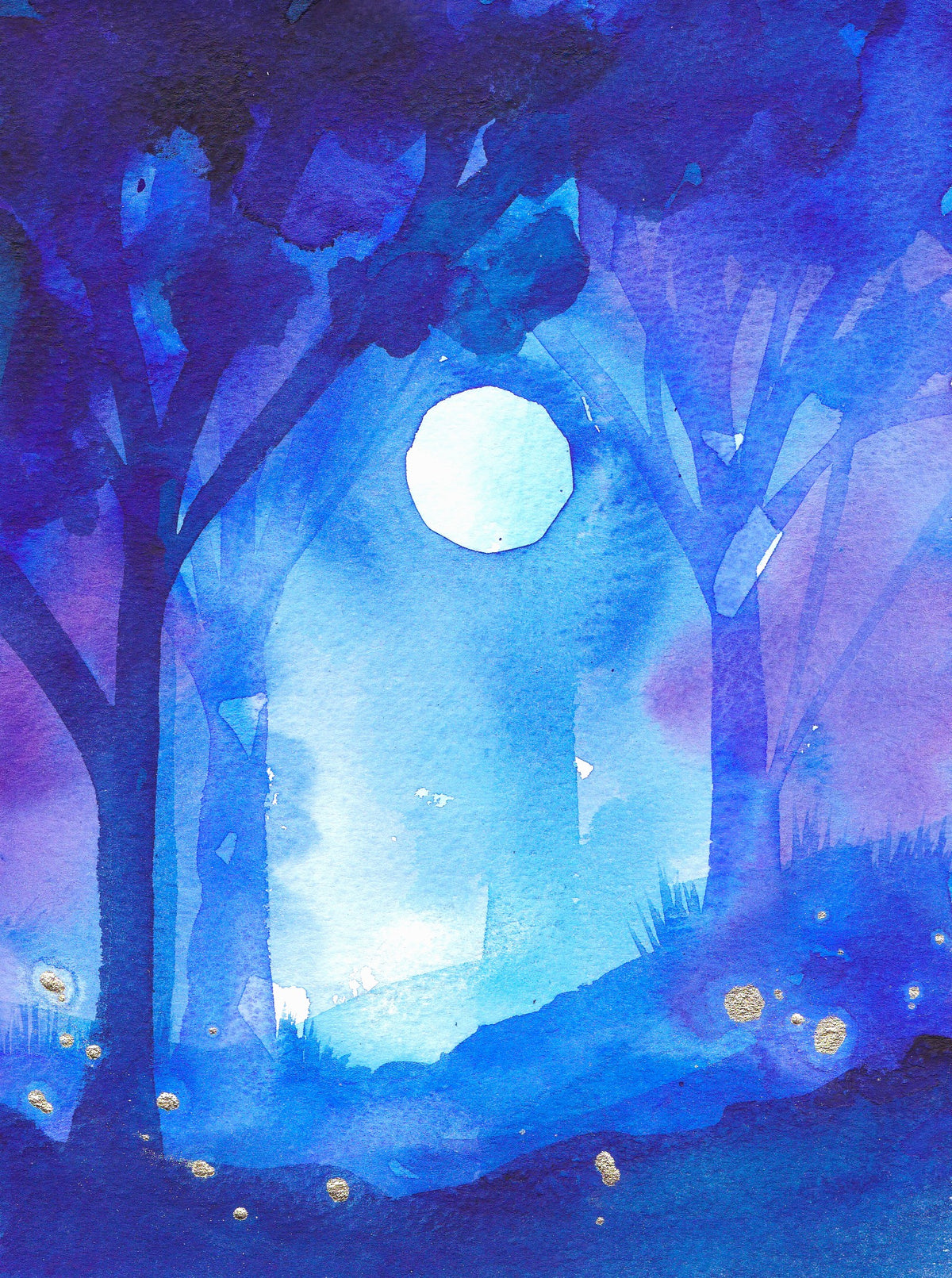 Moonlit Glade - Fine Art Print